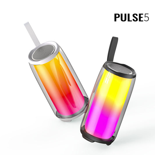 Pulse 5 Wireless Speaker with RGB Illumination: Immerse in Sound and Light